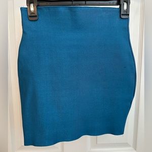 Cobalt blue bandage skirt